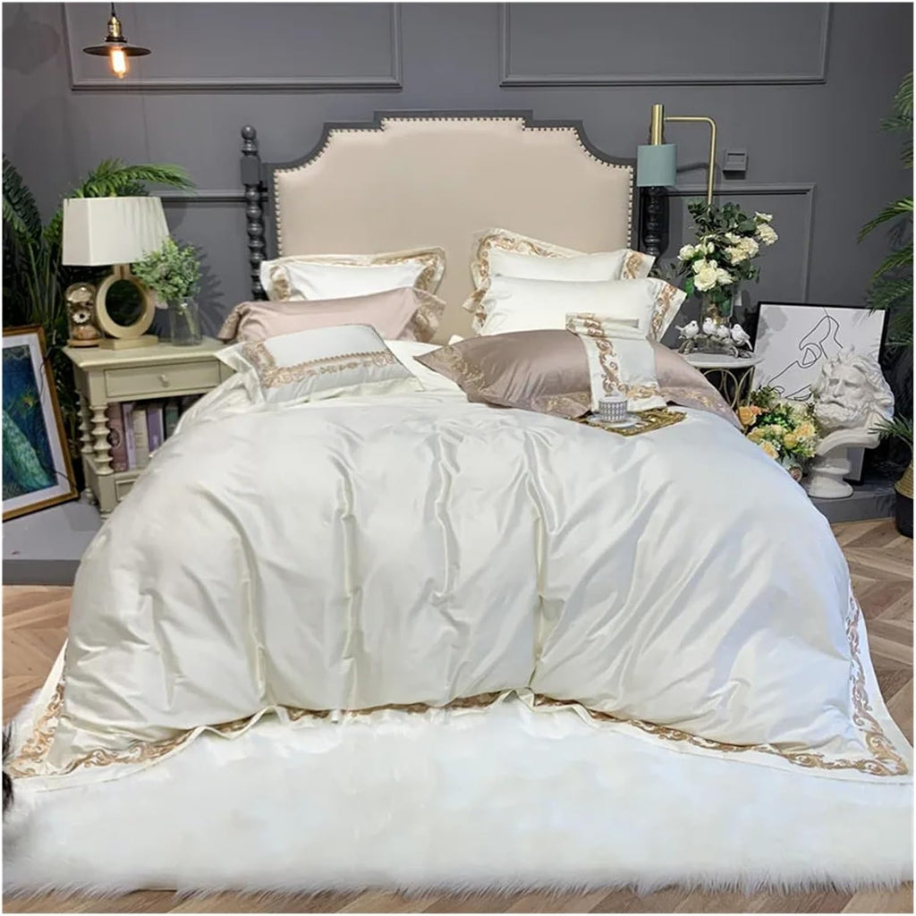 Royalton Embroidery Duvet Set - The Linen House
