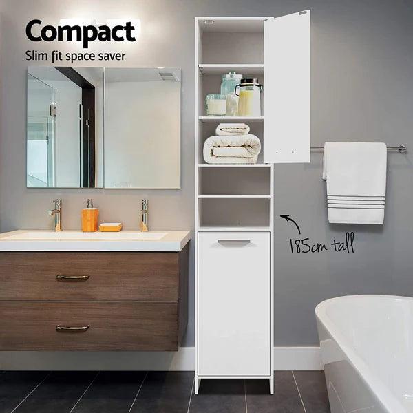 Double Cabinet Bathroom Rack - The Linen House