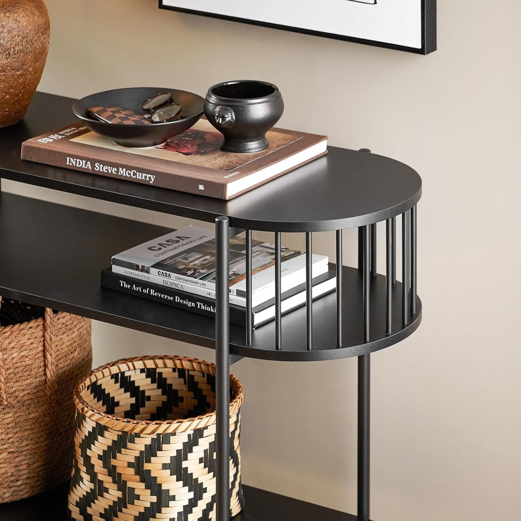 3 Tiers Console Table Hall Table Living Room Console Table
