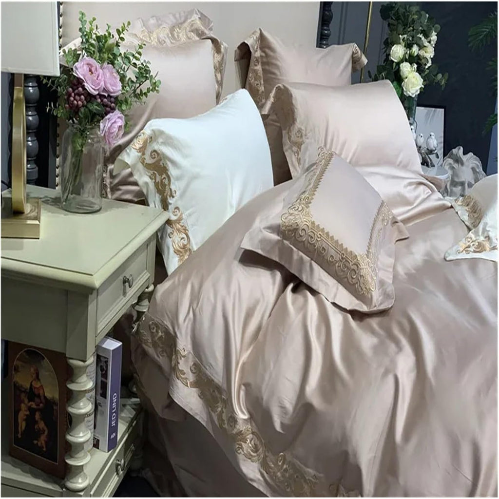 Royalton Embroidery Duvet Set - The Linen House