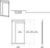 Freestanding Towel Rack - The Linen House