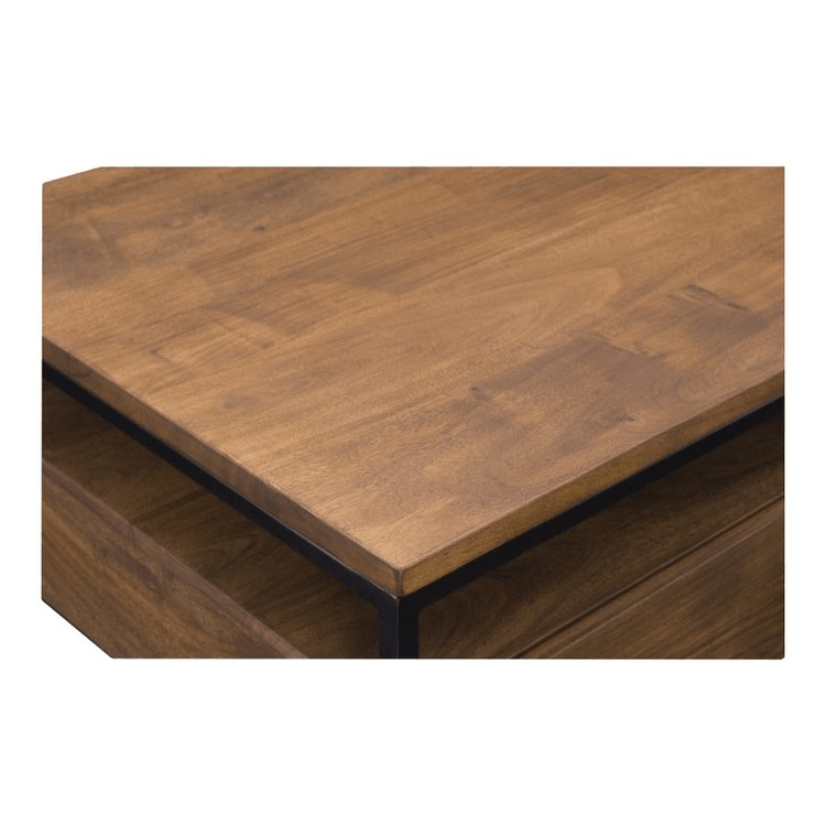 Black Metal and MDF Table - The Linen House