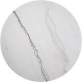 Round Table - Geometric Champagne Gold Frame - The Linen House