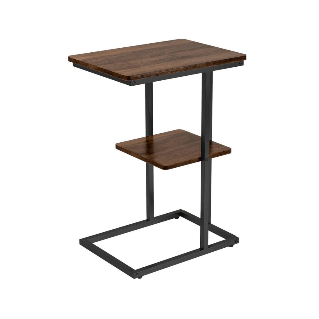 Novilla Snack Side Table C Shaped - The Linen House