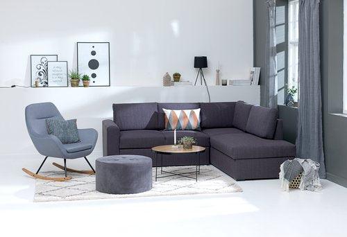 Rocking chair light blue - The Linen House