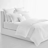 Spencer Sateen Border Duvet Cover - The Linen House