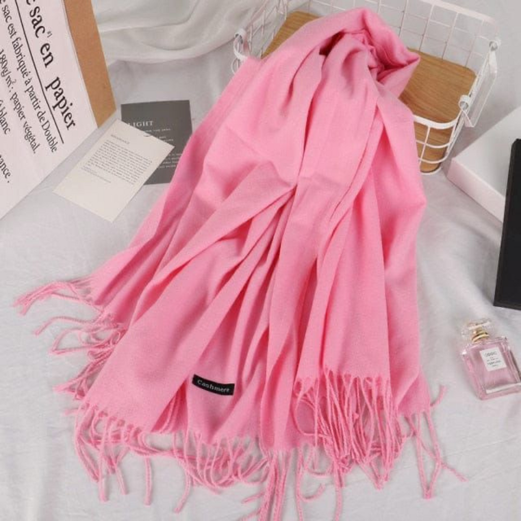 Winter Warm Scarf  ( pink  )