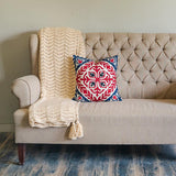 Rangoli (Appliqué) - 1 PC Cushion Cover - The Linen House