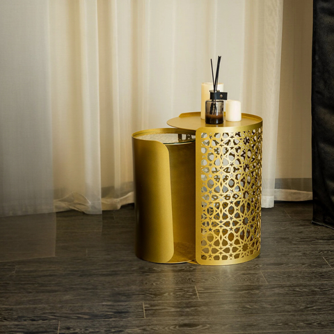 Metal Side Table Set of 2 - The Linen House