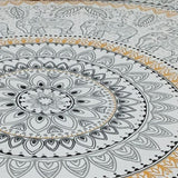 Elephant Design Printed Bedsheet (3pcs)
