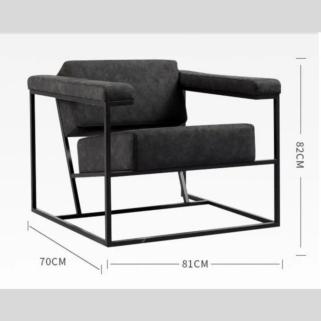 Leather Arm Rest Sofa for office & living Room - The Linen House