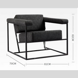 Leather Arm Rest Sofa for office & living Room - The Linen House