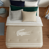 Luxe Velvet Lacoste Crocodile Duvet Set
