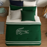 Luxe Velvet Lacoste Crocodile Duvet Set