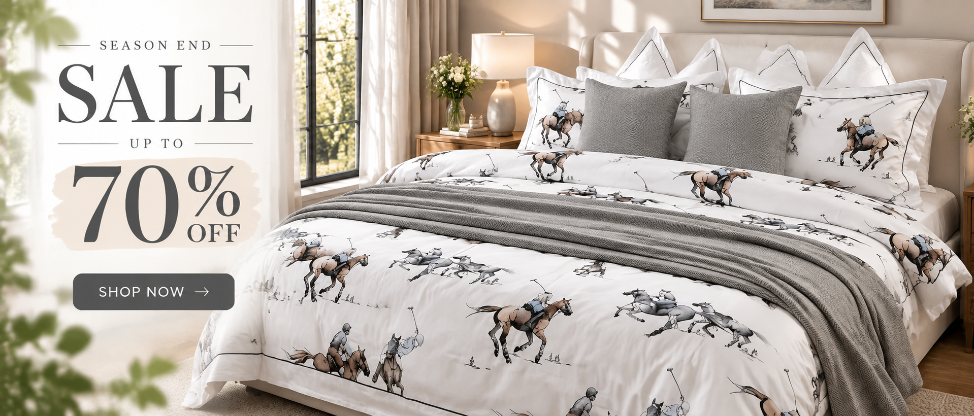 The Linen House - luxury bedding and home decor sale