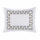 Greek Key Embroidery Duvet Set - The Linen House