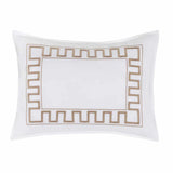 Greek Key Embroidery Duvet Set - The Linen House