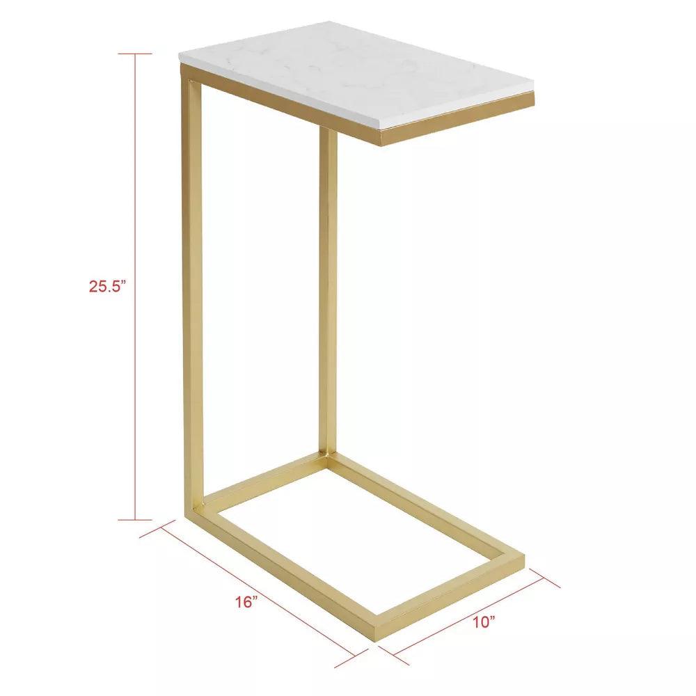 C Table Top Gold - The Linen House