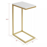C Table Top Gold - The Linen House
