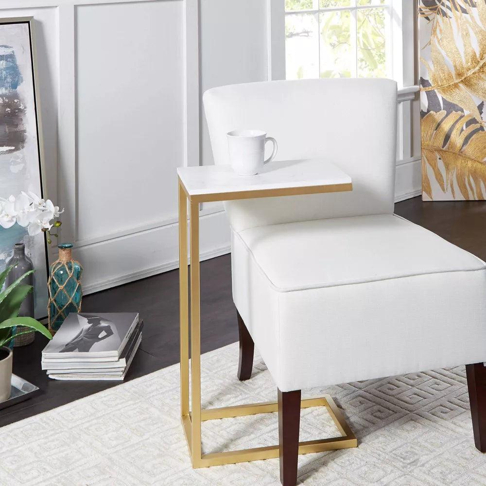 C Table Top Gold - The Linen House