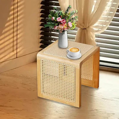 Side Table Lightweight Square NightStand for Lounge Room Restaurant