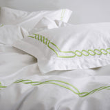 Two Lines Embroidery Duvet Set