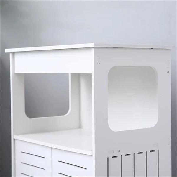 Double Door Bathroom Cabinet Organizer - The Linen House