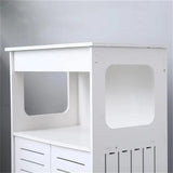 Double Door Bathroom Cabinet Organizer - The Linen House