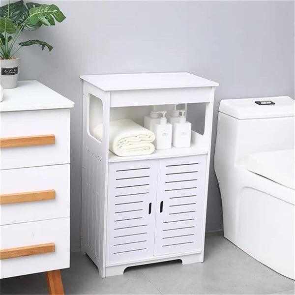Double Door Bathroom Cabinet Organizer - The Linen House