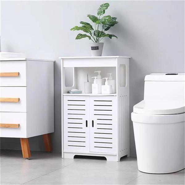 Double Door Bathroom Cabinet Organizer - The Linen House