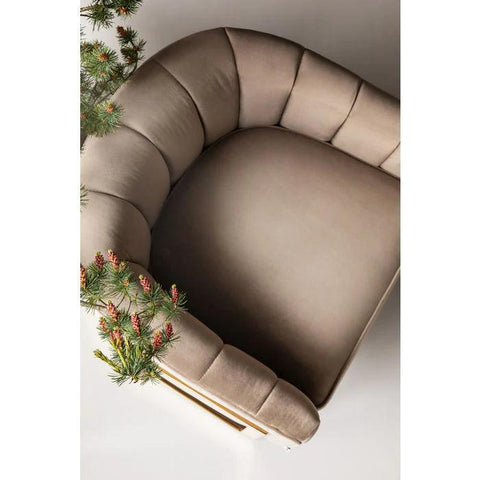 Elegance Armchair with Metal Frame - The Linen House