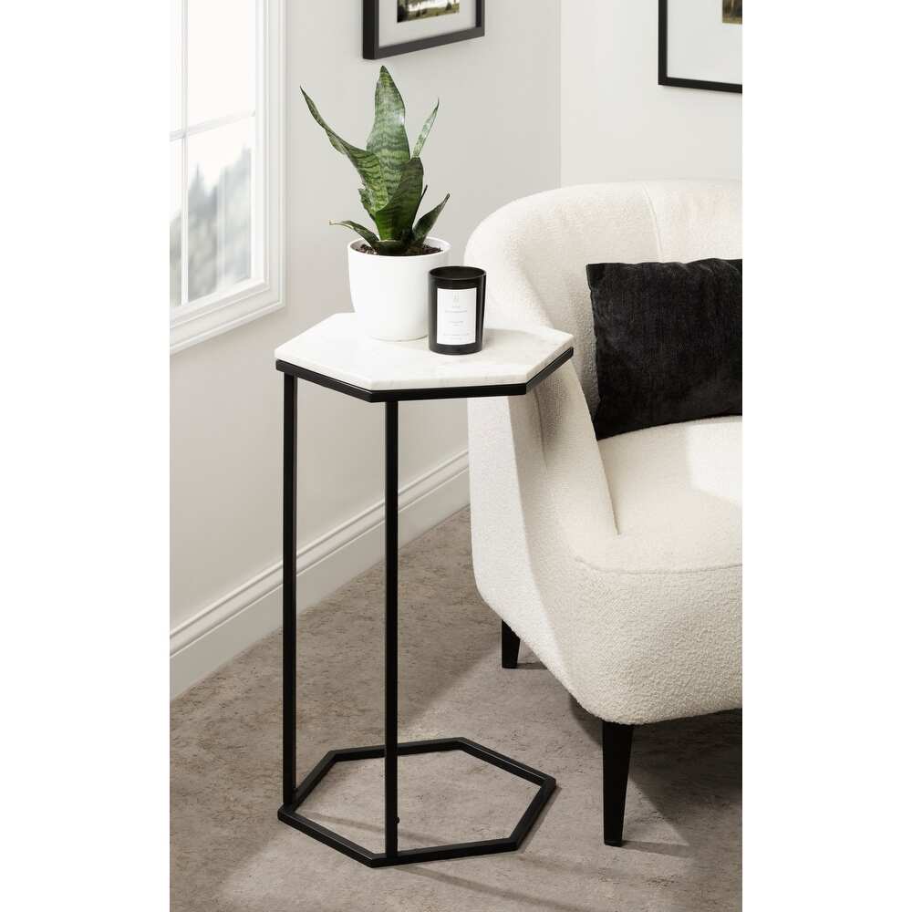 Hexagon shape End Side Table
