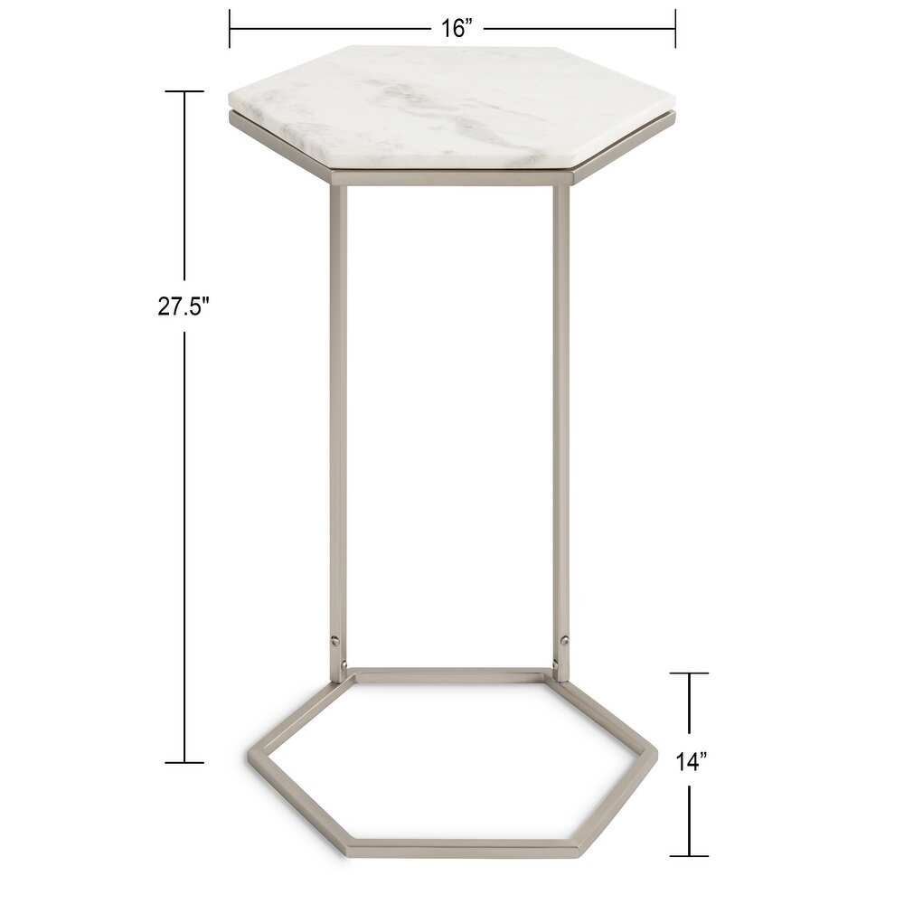 Hexagon shape End Side Table