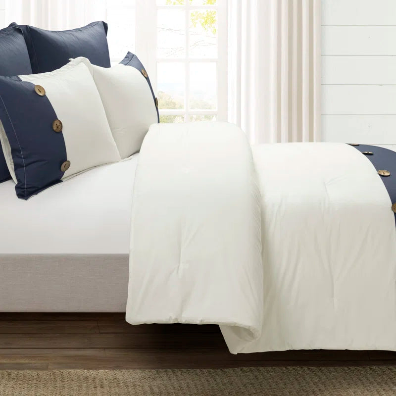 Button Style Duvet Set