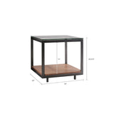 Madison Park Leo Iron/ MDF End Table - The Linen House