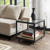 Madison Park Leo Iron/ MDF End Table - The Linen House