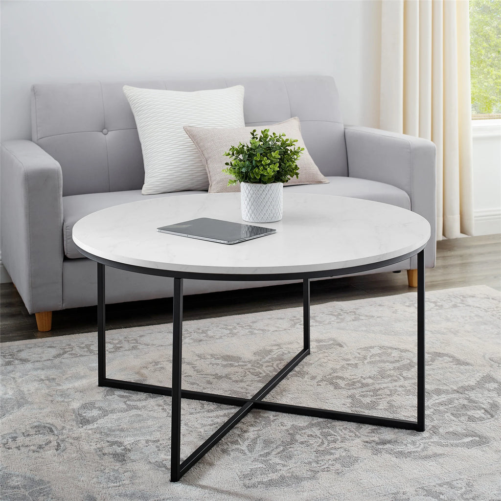 Round Coffee Table - The Linen House