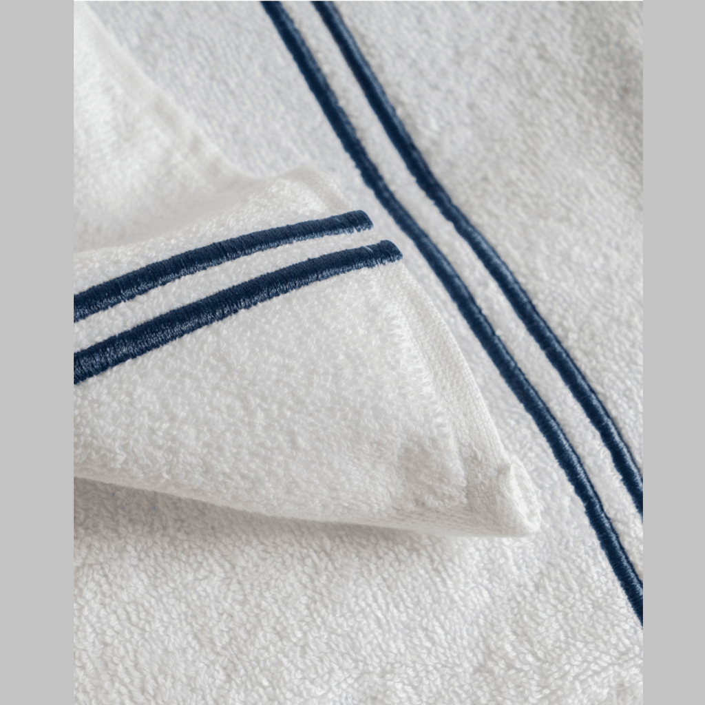 Baratta Line Bath Towel Set - The Linen House