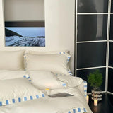 Piano Keys Embroidery Duvet Set - The Linen House