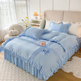 Ruffle With Pleat Duvet Set - The Linen House