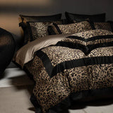 Leopard Print Duvet Set – Bold & Timeless Elegance
