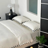 Piano Keys Embroidery Duvet Set - The Linen House