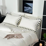 Piano Keys Embroidery Duvet Set - The Linen House