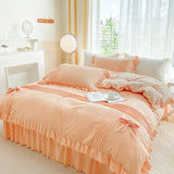 Ruffle With Pleat Duvet Set - The Linen House