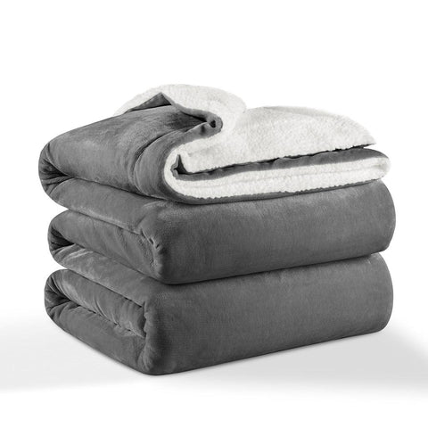 Sherpa Blanket /Throw - The Linen House