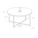 Round Coffee Table - The Linen House