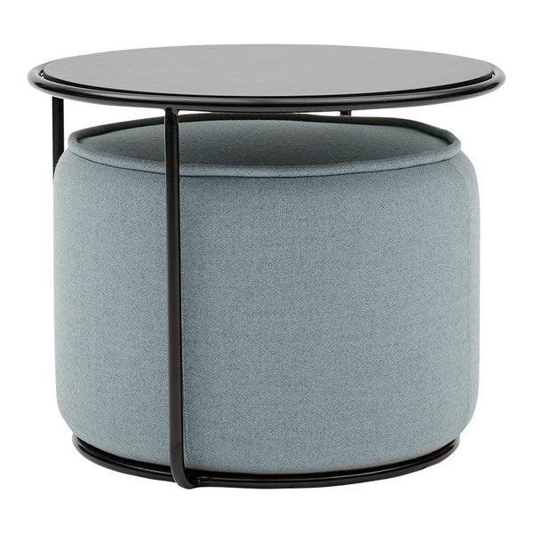 Tom Pouf & Side Table - The Linen House