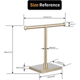 Square T-Shape Hand Towel Holder - The Linen House
