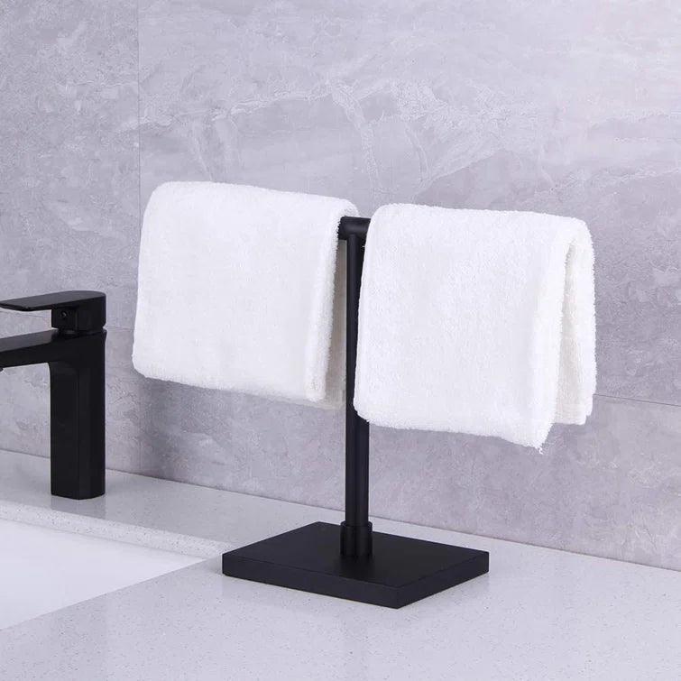Square T-Shape Hand Towel Holder - The Linen House