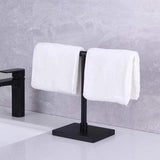 Square T-Shape Hand Towel Holder - The Linen House